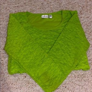 Green Blouse with 3/4 sleeves!
